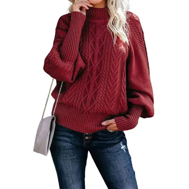 theperilsmovie Sweaters, Pullovers, Knit Sweaters Bohemian Pullover Knit Sweater Red / S