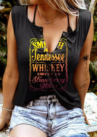 theperilsmovie Tank Tops, Shirts, Tops Smooth As Tennessee Whiskey Tank Pink / S